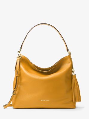 Brooklyn Large Leather Shoulder Bag Michael Kors Canada