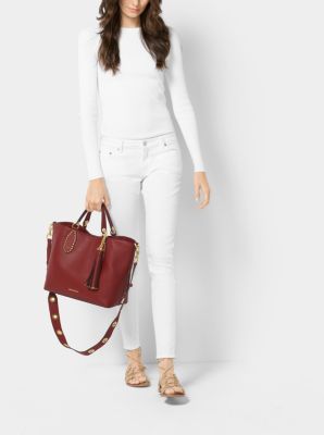 Michael michael kors store brooklyn large leather satchel