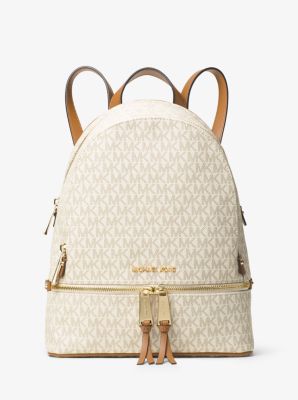 michael kors rhea backpack vanilla