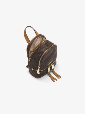 michael kors mini logo backpack