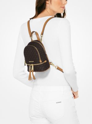 michael kors rhea zip mini backpack