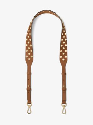 Studded Leather Shoulder Strap | Michael Kors