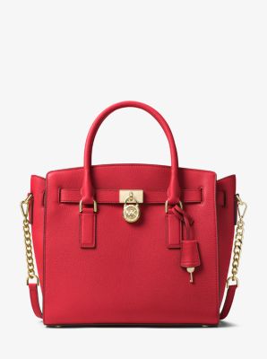 Hamilton Large Leather Satchel | Michael Kors