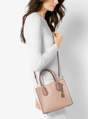 Camille small canvas and leather tote bag PZ - 2023