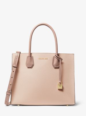 Michael Kors Laney Medium Leather Top Zip Tote Bag - Macy's