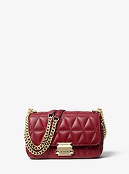Sloan Small Quilted-Leather Crossbody - MAROON - 30S7GSLL1L