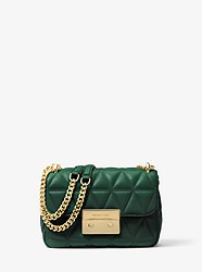 Sloan Small Quilted-Leather Crossbody - RACING GREEN - 30S7GSLL1L