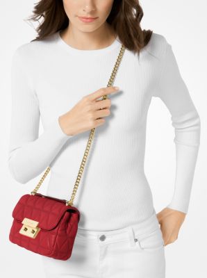 Michael on sale Kors Quilted Leather Crossbody Mini Bag