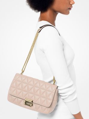 michael kors soft leather shoulder bag