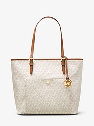 Jet Set Travel Logo Tote - VANILLA - 30S7GTTT7B