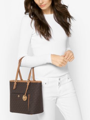 Jet Set Medium Logo Tote Bag