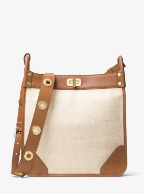 Shop for Michael Kors Sullivan Large Signature Messenger Crossbody