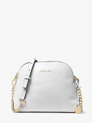 Mercer Pebbled Leather Dome Crossbody
