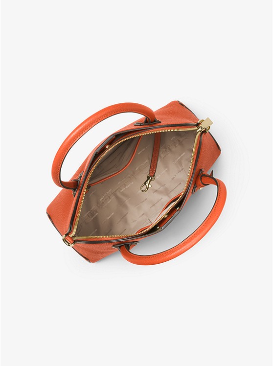 Mercer Large Leather Dome Satchel