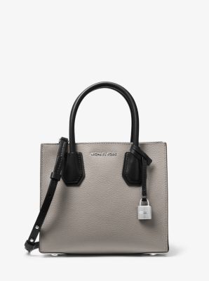 Mercer Medium Two-Tone Pebbled Leather Crossbody Bag image number 0