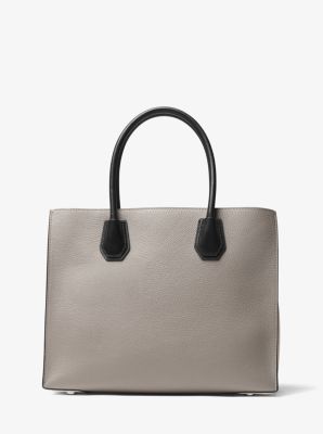 Mercer Large Tri-Color Pebbled Leather Tote Bag | Michael Kors