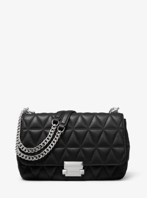 michael kors sloan large quilted shoulder bag