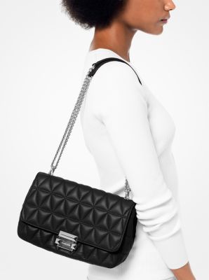Schultertasche Sloan Large aus abgestepptem Leder image number 2