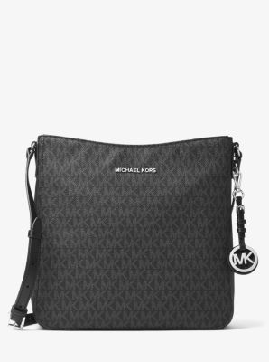 Michael kors lg deals messenger leather