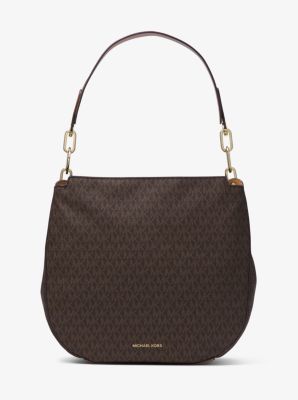 mk fulton large logo shoulder bag