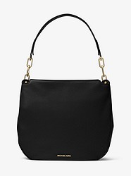 Fulton Leather Shoulder Bag - BLACK - 30S8GFTH7L
