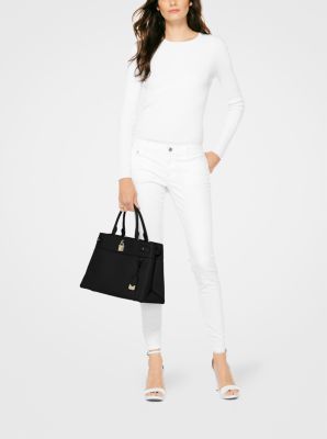 Michael kors gramercy hot sale signature satchel