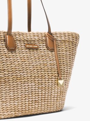 Designer Straw Handbag - Wicker Purse EC