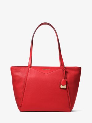 Borsa tote Whitney grande in pelle image number 2