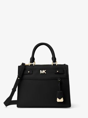 michael kors reagan medium leather satchel