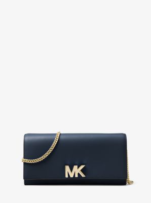 Mott leather chain wallet on sale mk