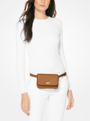 Michael kors mott 2025 leather belt bag