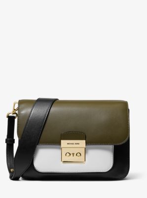 Sloan Editor Color-Block Leather Shoulder Bag image number 0