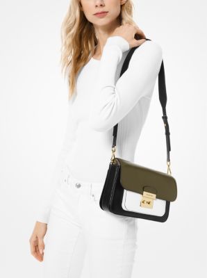 Sloan Editor Color-Block Leather Shoulder Bag image number 3