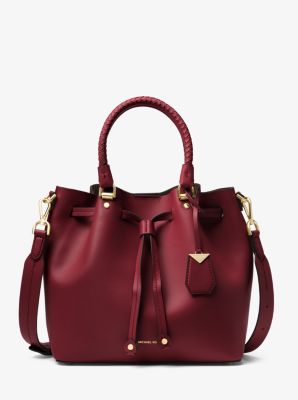 Mk blakely leather bucket on sale bag