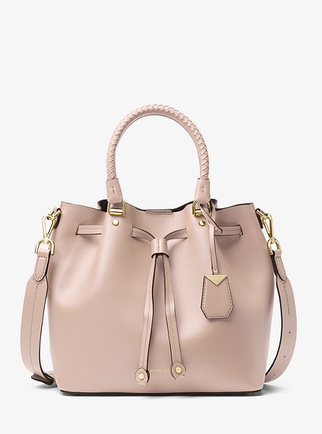 Blakely Leather Bucket Bag - SOFT PINK - 30S8GZLM2L