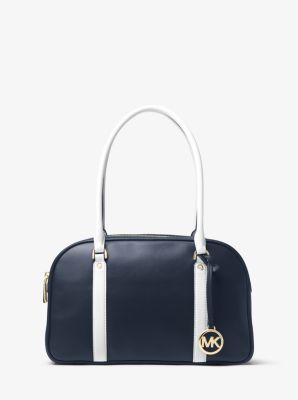 Chatham Leather Bowling Satchel Michael Kors