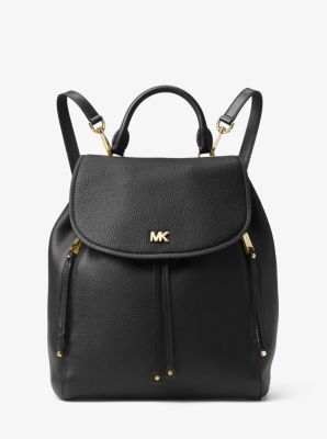 michael michael kors evie medium leather backpack