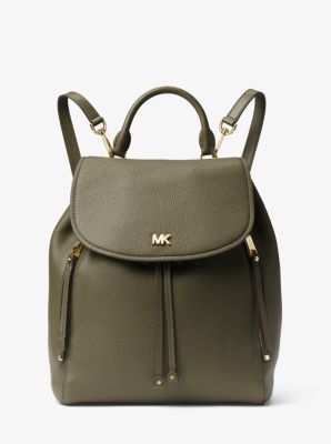 Evie Medium Leather Backpack | Michael Kors