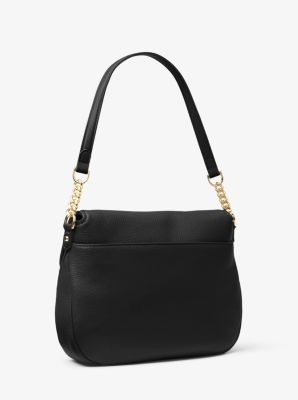 Evie Medium Pebbled Leather Shoulder Bag Michael Kors