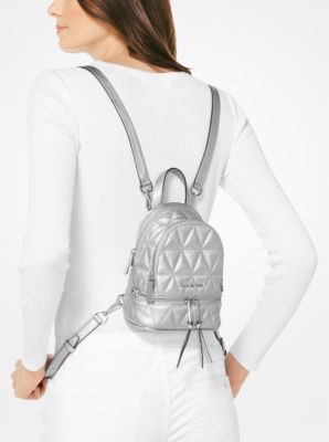 Rhea mini outlet quilted leather backpack