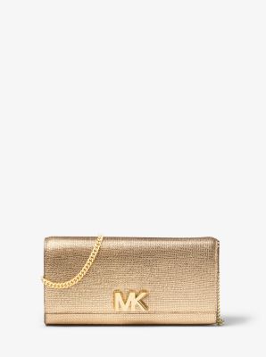 Mott leather chain wallet on sale mk