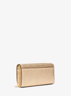 Michael kors gold clearance metallic wallet