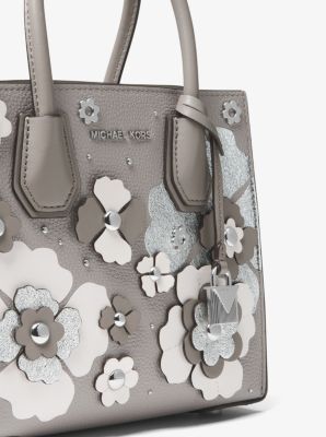 Michael kors mercer floral embellished leather crossbody new arrivals