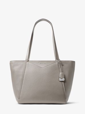 whitney large leather tote michael kors