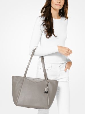 michael kors whitney leather tote