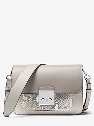 Sloan Editor Embossed Leather Shoulder Bag - ALU/PWT/PGRY - 30S8SS9L7N
