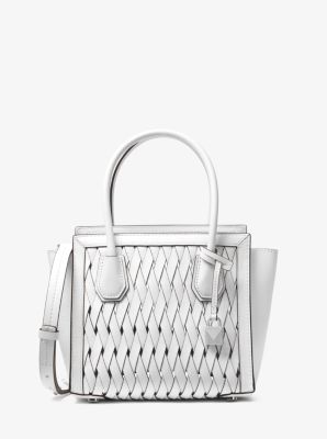 michael kors woven handbag