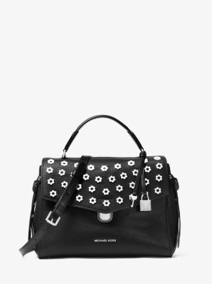 michael kors bristol studded leather satchel