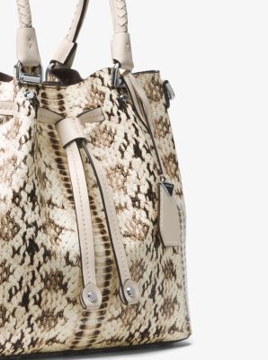 Michael michael kors blakely shop smooth leather bucket bag