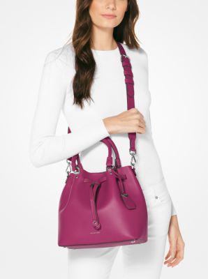 Blakely leather bucket shop bag michael kors